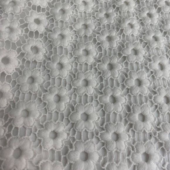 Lilly Pulitzer Sz 10 Dress Whitaker Resort White Truly Mini Daisy Lace - Picture 5 of 6